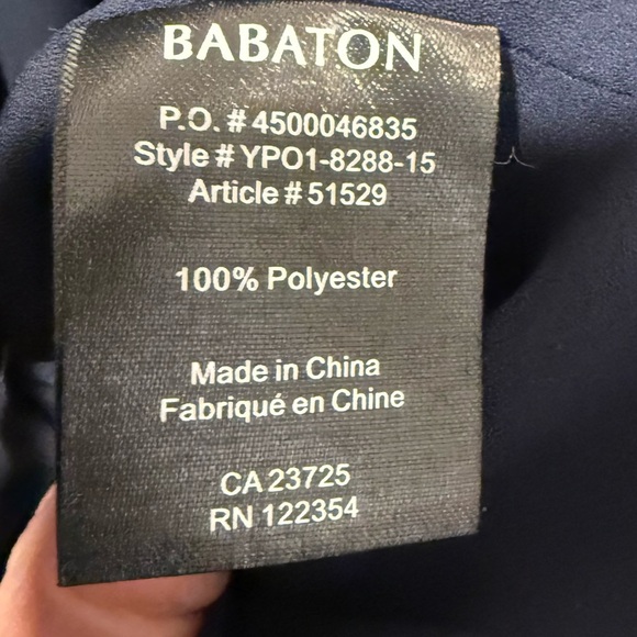 Babaton Templeton Slip Dress in Navy - Picture 10 of 14